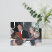 20 HM Queen Elizabeth II, President George Struik Briefkaart (Staand voorkant)