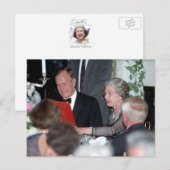 20 HM Queen Elizabeth II, President George Struik Briefkaart (Voorkant / Achterkant)