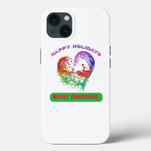 20.Ho Ho Ho Santa claus lacht om vrolijk kerstfees Case-Mate iPhone Case (Achterkant)