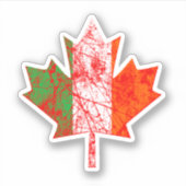 20 Ierse Canadese Jubileum Maple Leaf 150 jaar Sticker (Voorkant)