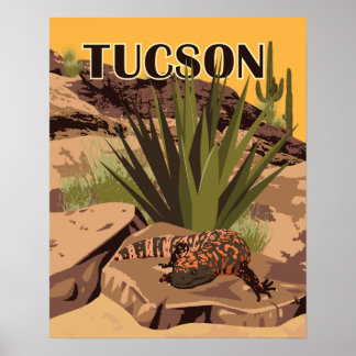 20-inch x16-inch Gila Monster Poster