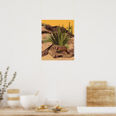 20-inch x16-inch Southwest Gila Monster Poster (Keuken)