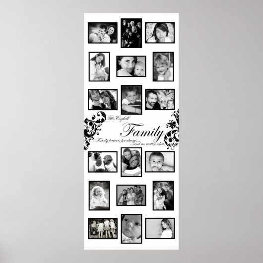 20-inch x50-inch 18-sleuf, speciaal gepersonalisee poster (Voorkant)