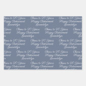 20 jaar Black & White Happy Retirement Inpakpapier Vel (Voorkant 3)