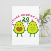 20 jaar bruiloft| cadeau voor man (Staand voorkant)