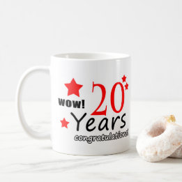 20 jaar gedenkdag koffiemok