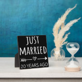 20 Jaar Getrouwd Eens Geweest Fotoplaat (Insitu)