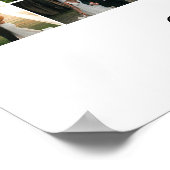 20 Jaar Getrouwd Fotocollage Trouwen Jubileum Poster (Hoek)