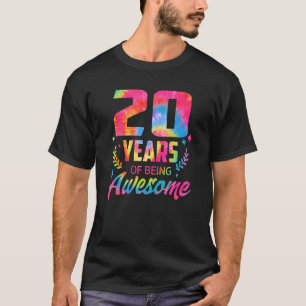 20 jaar Geweldige 20e verjaardag meisje Stropdas D T-shirt