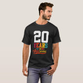20 jaar Geweldige cadeaus 20 jaar oud 20e T-shirt (Voorkant volledig)