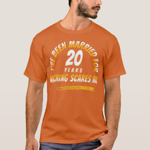 20 jaar huwelijk Jubileum 20e bruiloft T-shirt