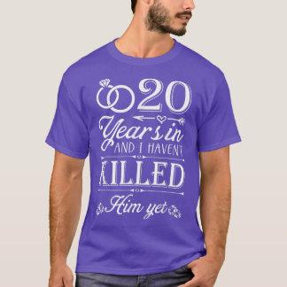 20 jaar huwelijk met vrouw 20e Jubileum C T-shirt