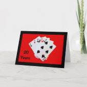 20 jaar is een grote deal! Jubileum-kaart Kaart (Voorkant)