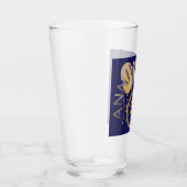 20 jaar Jubileum Blue Gold Drink glas (Rechts)