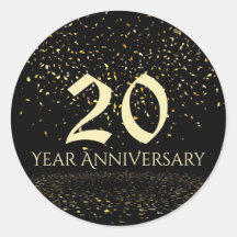 20 jaar Jubileum envelopzegel