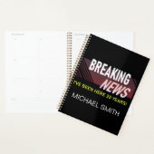 20 jaar Jubileum twintigste werknemer 3 Ring Planner (Display)