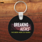 20 jaar Jubileum twintigste werknemer Sleutelhanger (Voorkant)