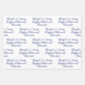 20 jaar Navy Blues Happy Retirement Inpakpapier Vel (Voorkant 2)