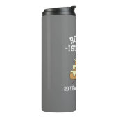 20 jaar op het Jubileum voor de 20ste baan Thermosbeker (Gedraaid links)