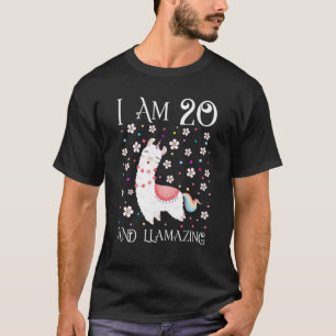 20 jaar oud 20e verjaardag Kinder Lla T-shirt