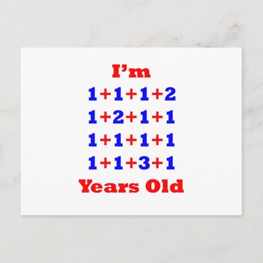 20 jaar oud! briefkaart (Voorkant)