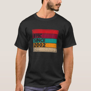 20 jaar oud epic sinds 2002 20e verjaardag t-shirt