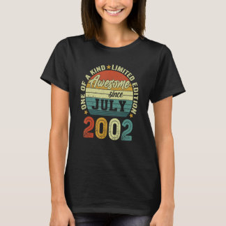 20 jaar oud Geweldige sinds juli 2002 20th T-shirt