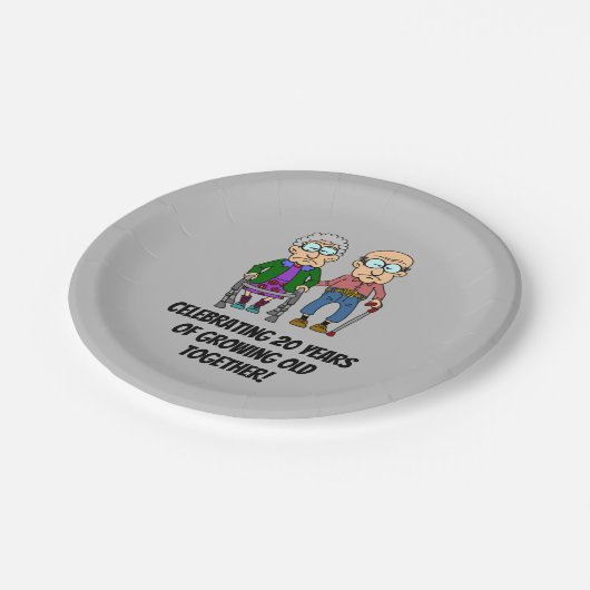 20 jaar oud papier Bord (Gekanteld)