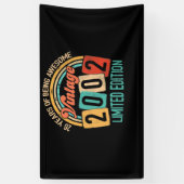 20 jaar oud van Geweldige in 2002 20e verjaardag Spandoek (Verticaal)