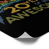 20 jaar oude  verjaardag 2002 20e verjaardag poster (Hoek)