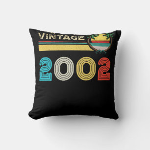 20 jaar oude Vintage 2002 Retro 20th Birthday Kussen