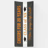 20 JAAR!! Reunion banner van de klasse van de gevi (Verticaal)