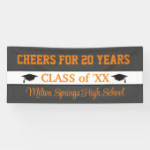 20 JAAR!! Reunion banner van de klasse van de gevi (Horizontaal)