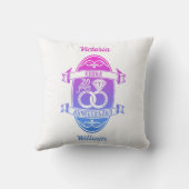 20 jaar traditioneel China 20e trouwdag Kussen (Achterkant)