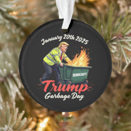 20 jan 2025 Trump vuilnisdag doet politiek ontbran Ornament
