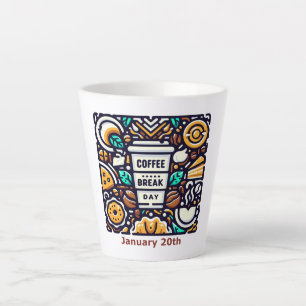 20 jan - Koffiepauze Dag Latte Mok