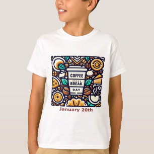20 jan - Koffiepauze Dag T-shirt
