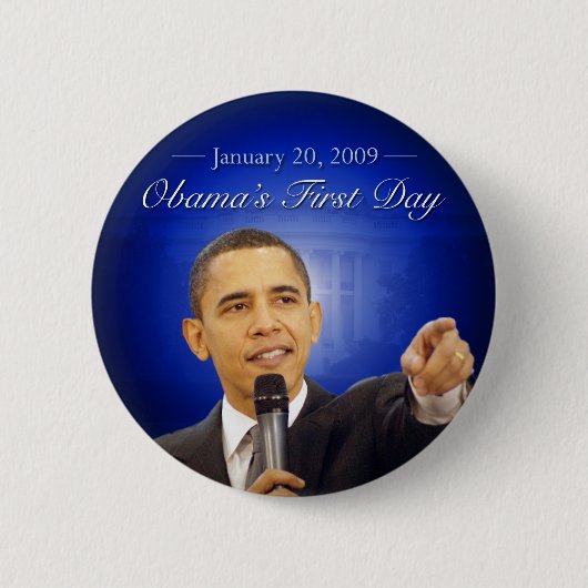 20 januari: Obama's eerste Button (Voorkant)
