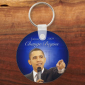 20 januari: Verandering begint (Obama Inauguration Sleutelhanger (Voorkant)