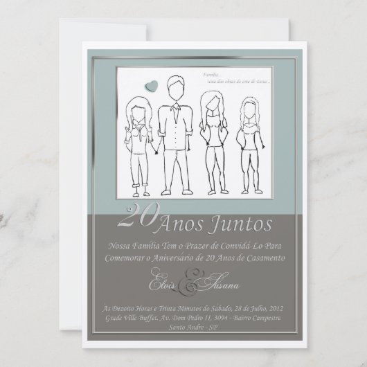 20 Jaren Jubileum Uitnodiging (Voorkant)