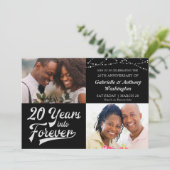 20-jarig jubileum 20 JAAR IN EEN ONEINDIGE REIS Kaart (Staand voorkant)