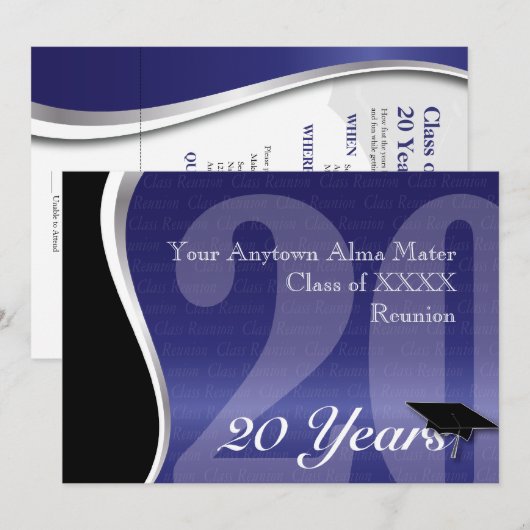  20-jarige vakbond kaart (Voorkant / Achterkant)