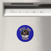 20 juli 1969 Apollo 11 Missie bij de maan Magneet (Insitu (Vaatwasser))