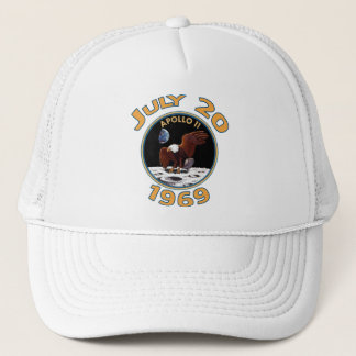 20 juli 1969 Apollo 11 Missie bij de maan Trucker Pet