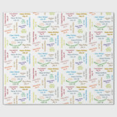 20 juli, cadeaupapier voor cadeautjes (Vlak)