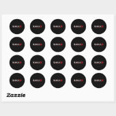 20 Kamala Harris 2020 Ronde Sticker (Vel)