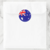 20 kleine stickers Australië vlag (Tas)