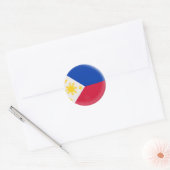 20 kleine stickers Filippijnse vlag (Envelop)