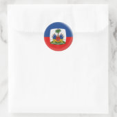 20 kleine stickers Haïti bubble flag (Tas)
