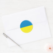 20 kleine stickers Oekraïense vlag (Envelop)